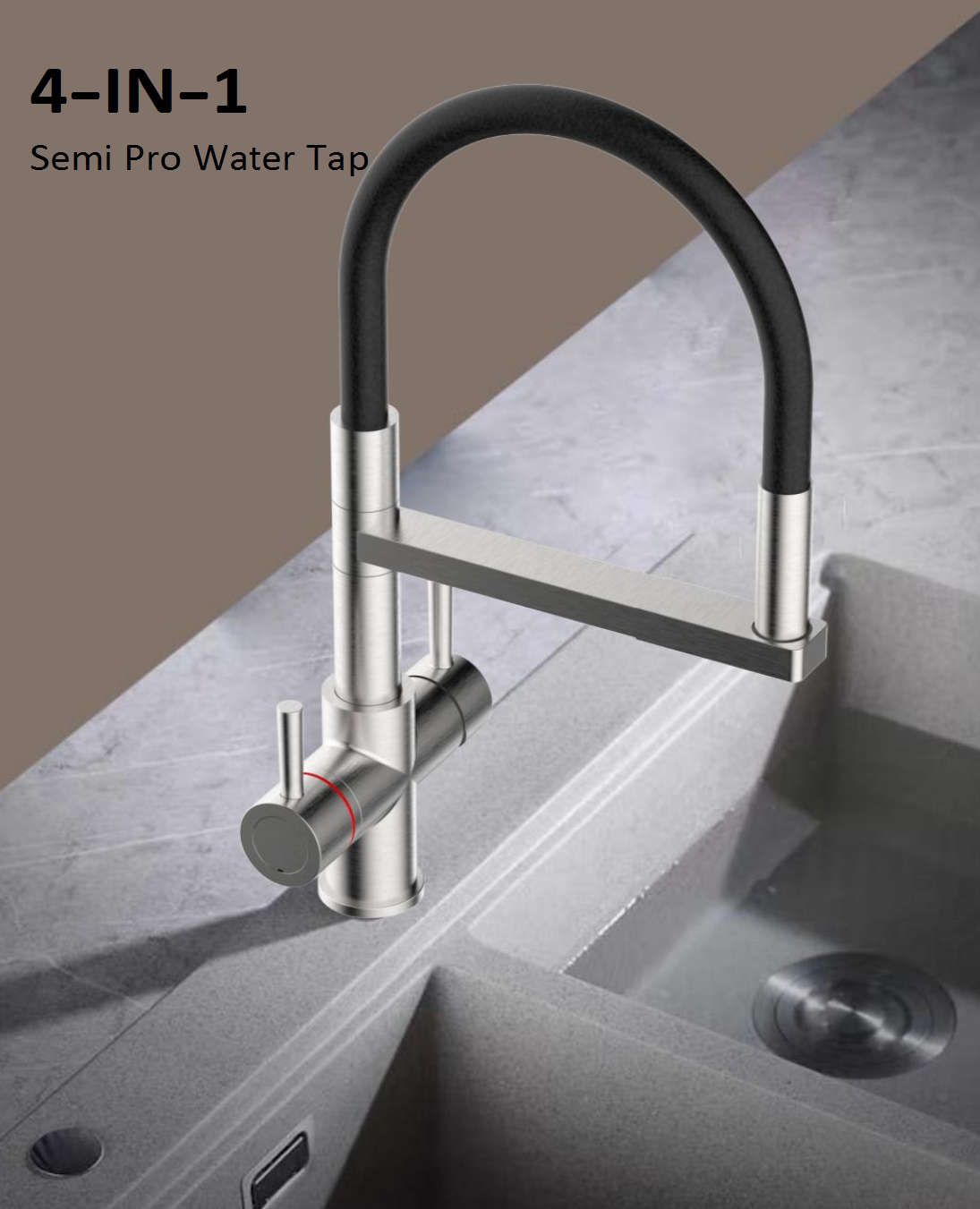 Semi Pro Faucet 4 in 1 System
